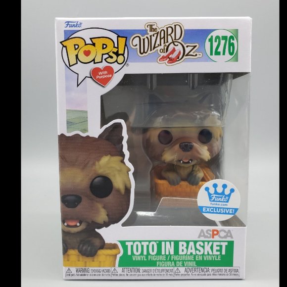 Funko Pop The Wizard of Oz Toto in Basket